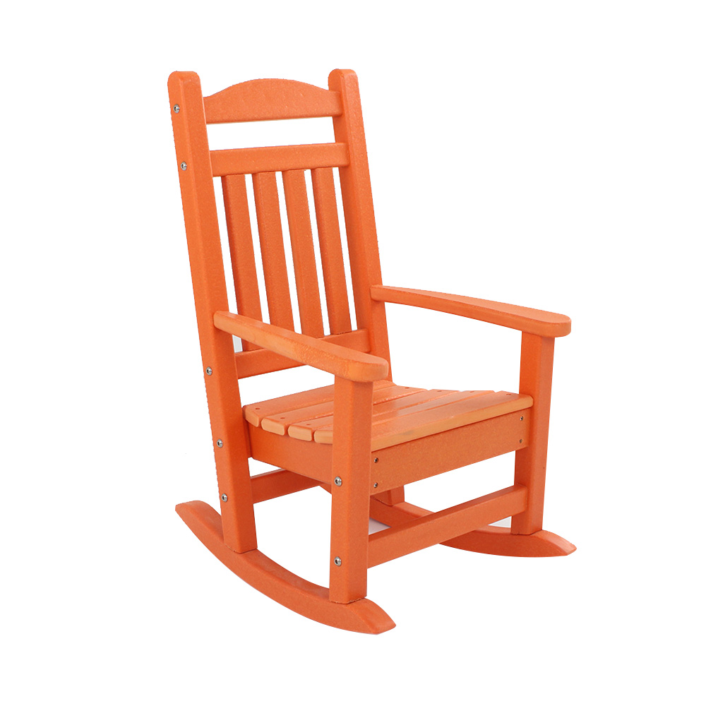 CCM002 Adirondack chaises à bascule HDPE enfants chaise à bascule robuste en plein air design intéressant pour le jardin