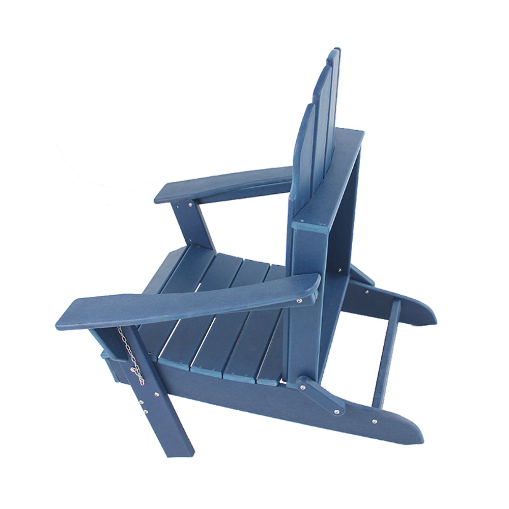 ADM009 Chaise Adirondack pliable rustique - Chaise pliante extérieure en PEHD