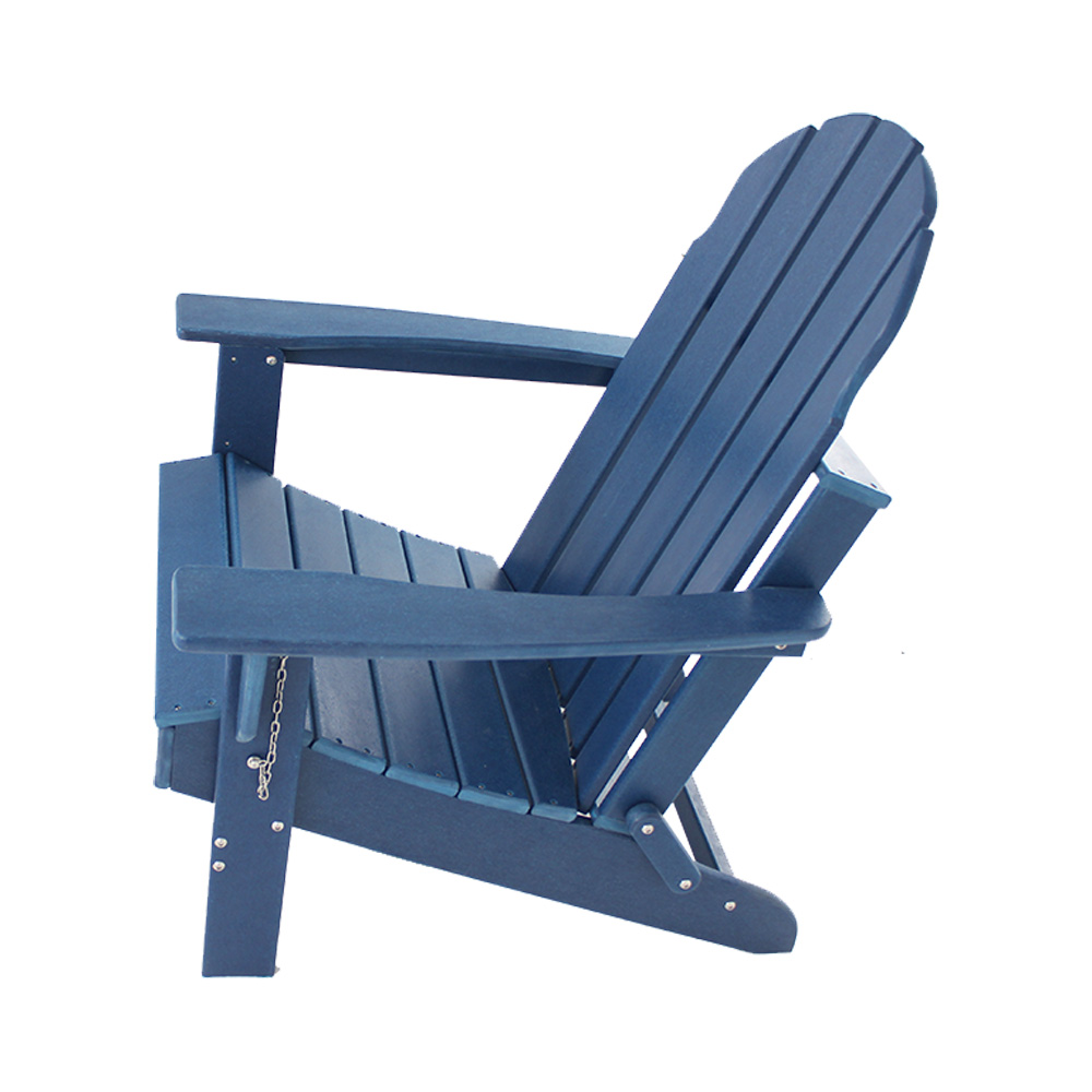 ADM009 Chaise Adirondack pliable rustique - Chaise pliante extérieure en PEHD