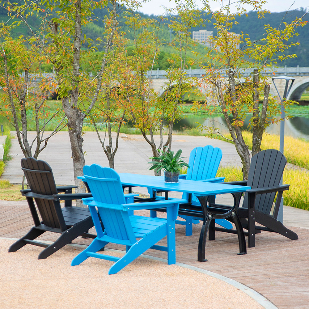 ADM001 Chaise Adirondack moderne - Chaise de mobilier d'extérieur de jardin en PEHD