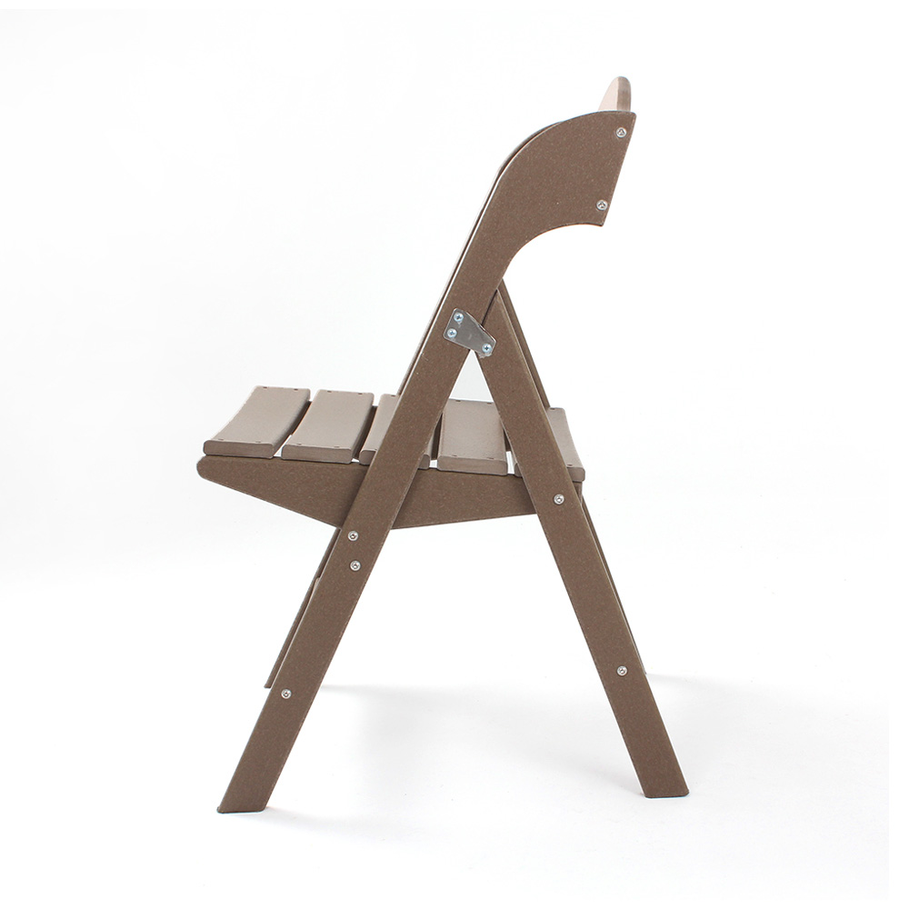 DSM003 HDPE chaise de salle à manger pliante Morden conception de meubles d'extérieur plus Durable résistant aux intempéries