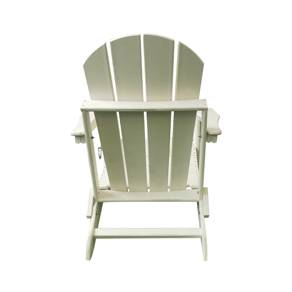 Chaise Adirondack pliable en PEHD pour terrasse, jardin et pelouse