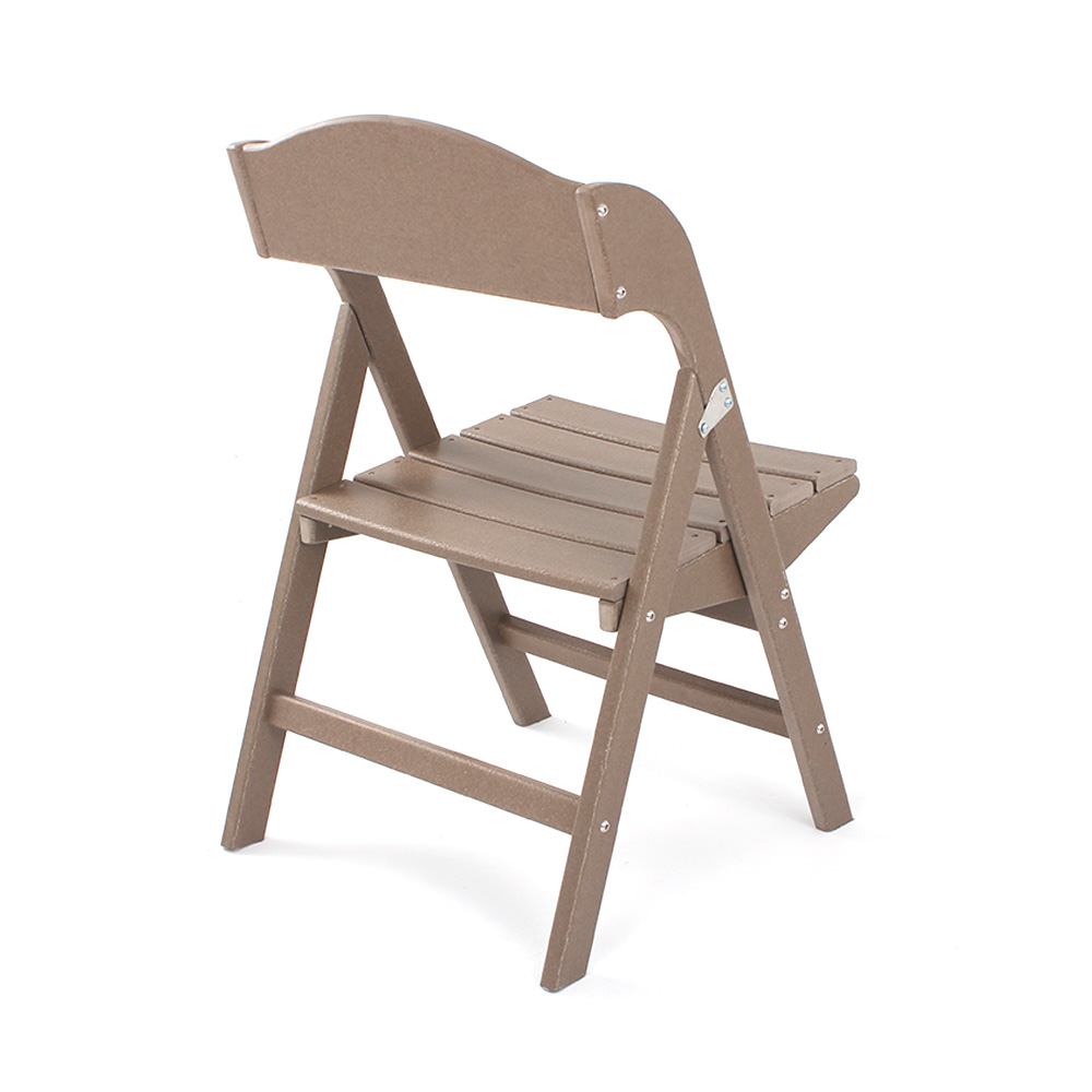 DSM003 HDPE chaise de salle à manger pliante Morden conception de meubles d'extérieur plus Durable résistant aux intempéries