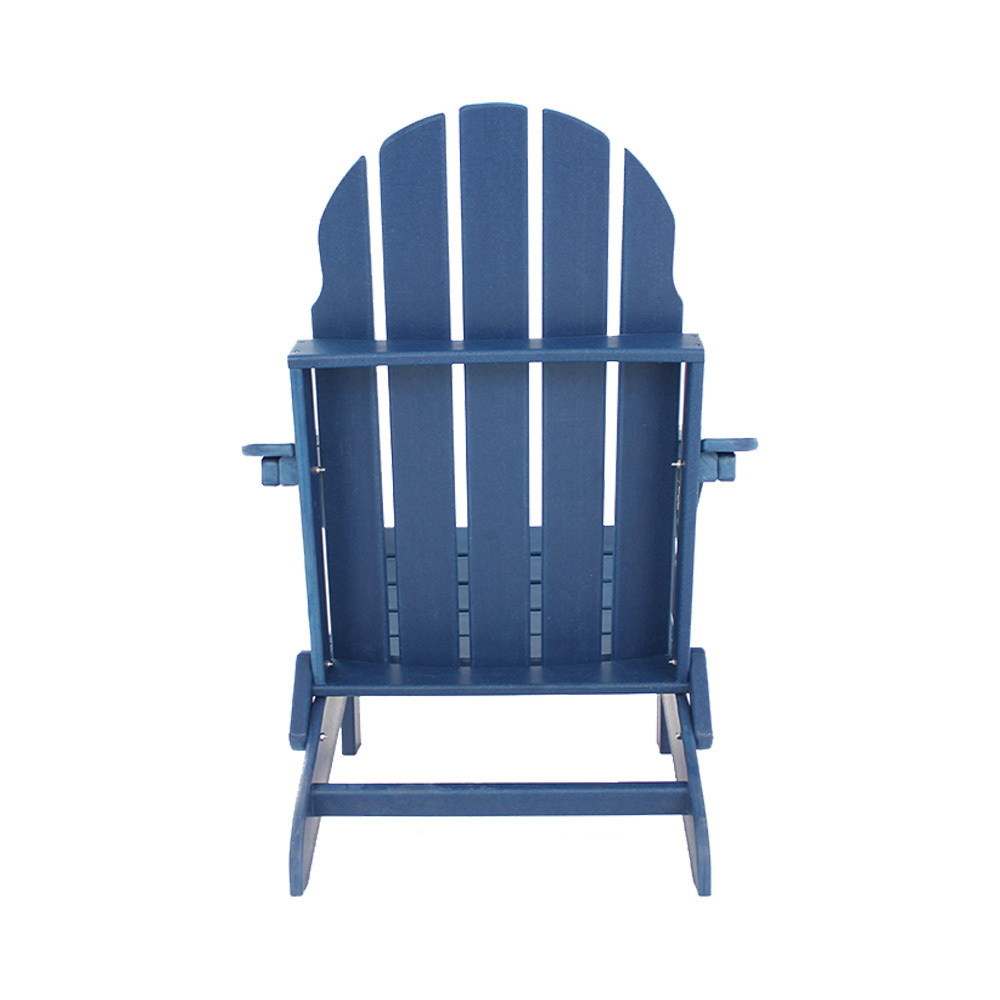 ADM009 Chaise Adirondack pliable rustique - Chaise pliante extérieure en PEHD