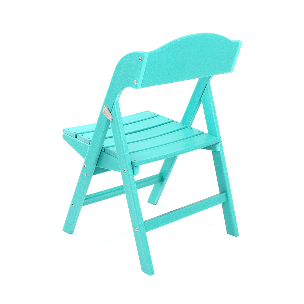 DSM003 HDPE chaise de salle à manger pliante Morden conception de meubles d'extérieur plus Durable résistant aux intempéries