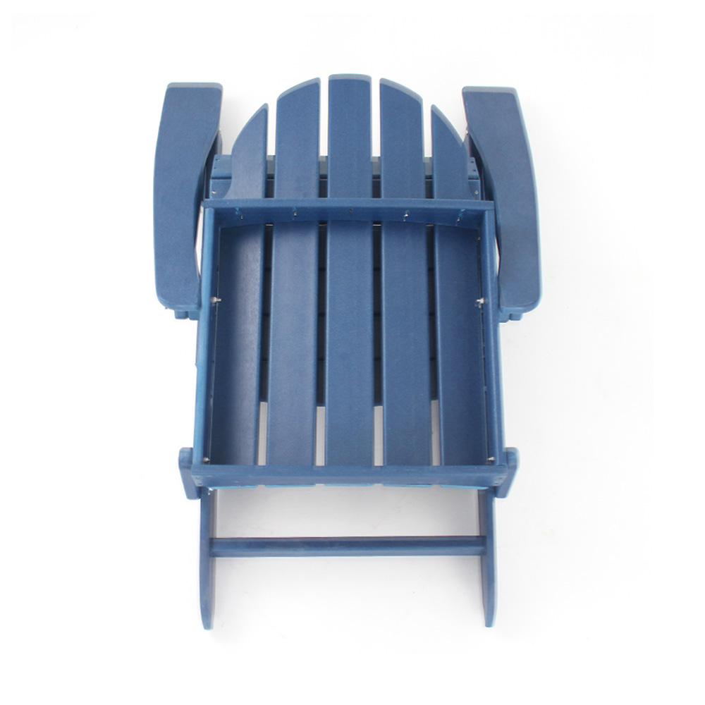 ADM009 Chaise Adirondack pliable rustique - Chaise pliante extérieure en PEHD