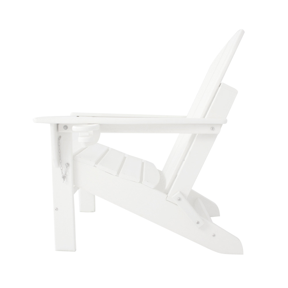 Chaise Adirondack pliable d'extérieur - Chaise HDPE anti-violet et anti-oxydante