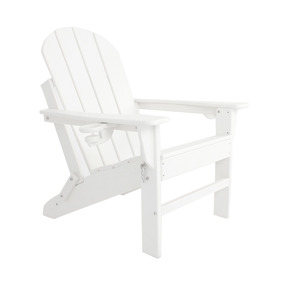 Chaise Adirondack pliable d'extérieur - Chaise HDPE anti-violet et anti-oxydante