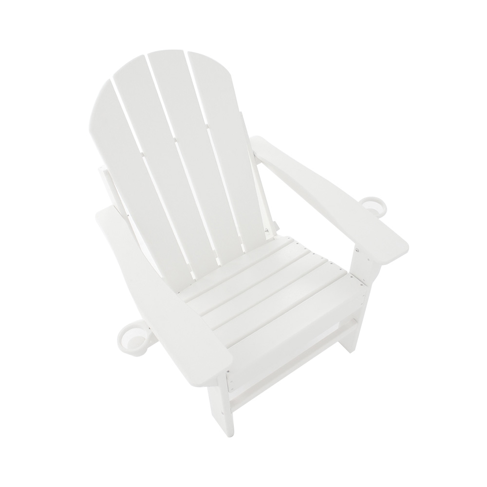 Chaise Adirondack pliable d'extérieur - Chaise HDPE anti-violet et anti-oxydante
