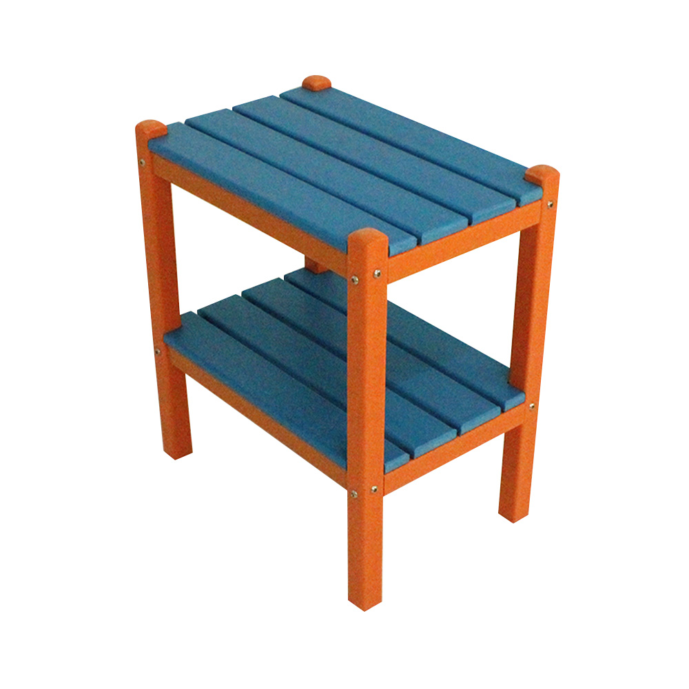 Table d'appoint/chaise d'extérieur en HDPE bleu Orange TTM003, pour jardin, Patio, balcon