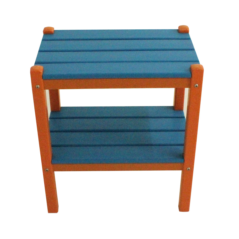 Table d'appoint/chaise d'extérieur en HDPE bleu Orange TTM003, pour jardin, Patio, balcon