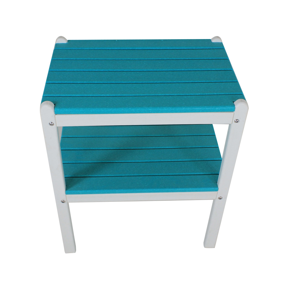 Table d'appoint/chaise d'extérieur en HDPE bleu Orange TTM003, pour jardin, Patio, balcon