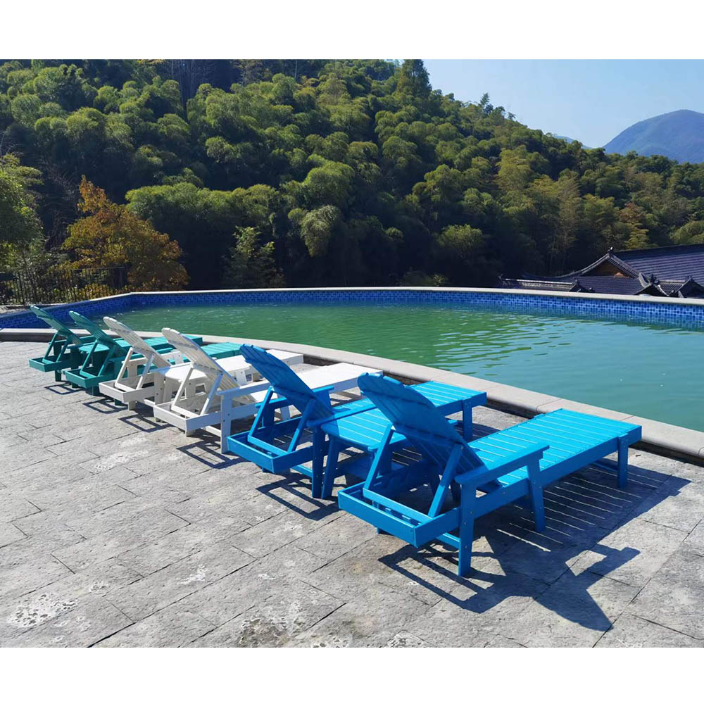 Ensembles CLS301 Patio jardin terrasse piscine pelouse HDPE Chaise longue